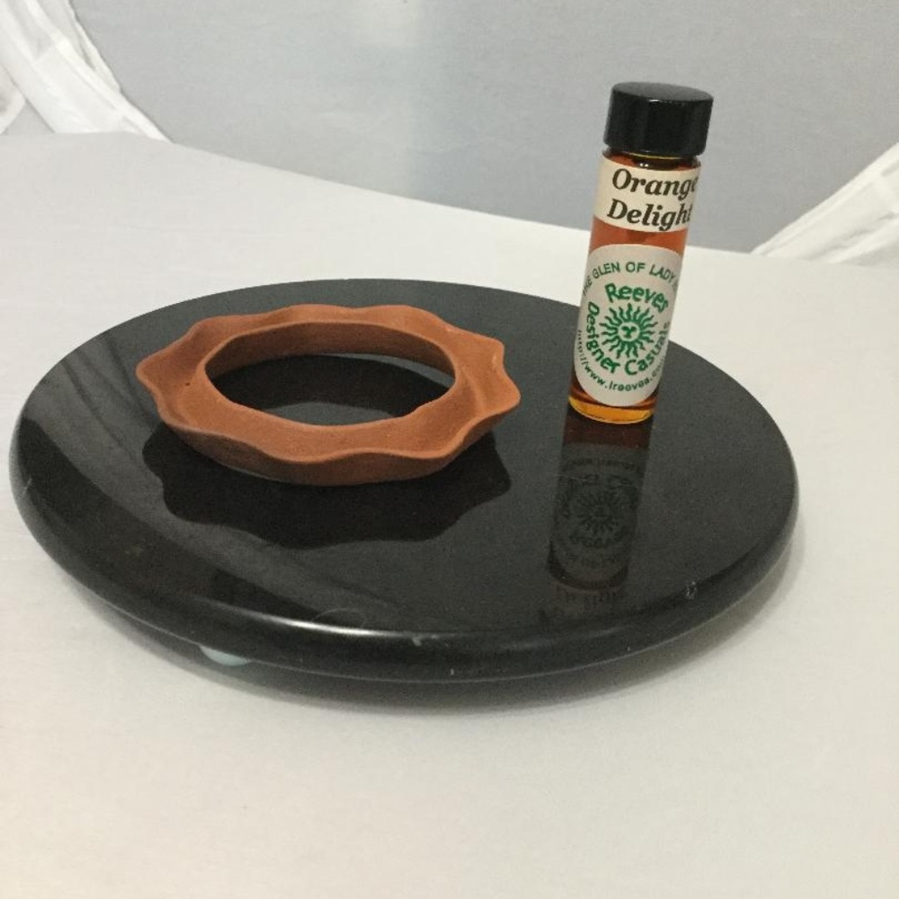 Terra Cotta Oil Ring & Pure Fragrance Oil
